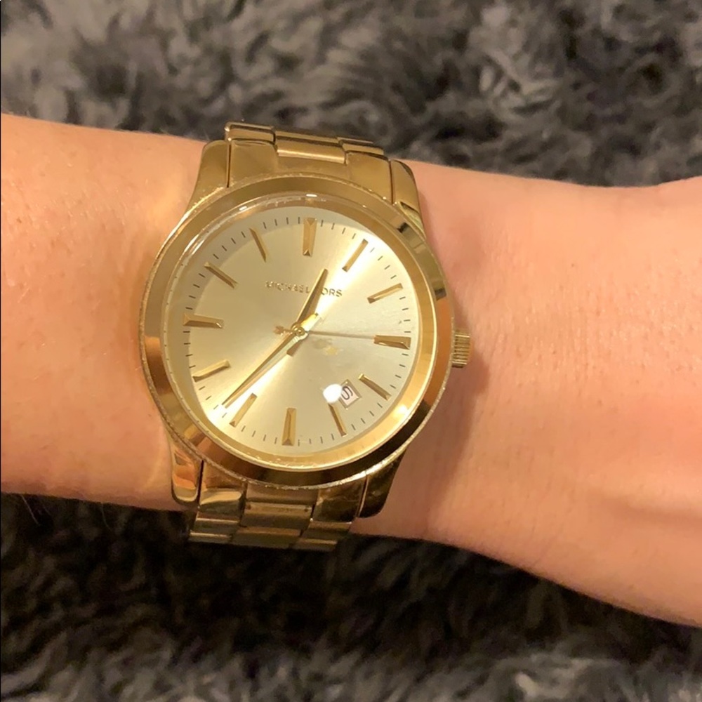 Michael Kors Women's MK5160 'Runaway' Gold Watch